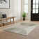 George Oliver Jeffs Machine Washable Ivory Olive Mid-Century Modern Indoor Rug