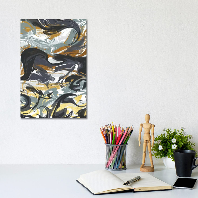 Marbled II by Joy Ting - Wrapped Canvas Gallery-Wrapped Canvas Giclée, 30.48 cm H x 20.32cm W