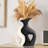 Black & White Heart-shaped Ceramic Vase Set Of 2-1233404120-1233404121