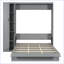 Lit escamotable moderne avec tablettes murales-1468968316-1468968313