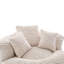 Upholstered Accent Chair with 3 Pillows-1904582155