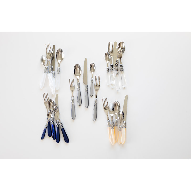 Aladdin Serving Fork, Antique Ivory