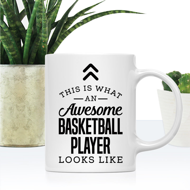Tasse à thé en céramique, This Is What Awesome, Apparence de joueur de basketball