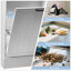 Armoire à poubelle inclinable avec tiroirs, peu encombrante et résistante aux odeurs pour les cuisines et les salons modernes