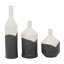 Vase en céramique multicolore Cosmoliving par Cosmopolitan, 17 x 4 x 4
