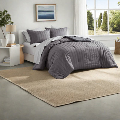 Piece Cal King Bedding Sets, Polyester Modern Striped Home Style