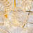 38'' Gold Bubble Ball Chandelier, Extra Large Mid Century Pendant Light with 14 E12 Bulbs, Hand Blown Swirled Glass Globes, Modern Cluster Globe Ceiling Light Fixture for Dining Room, Living Room-124809528