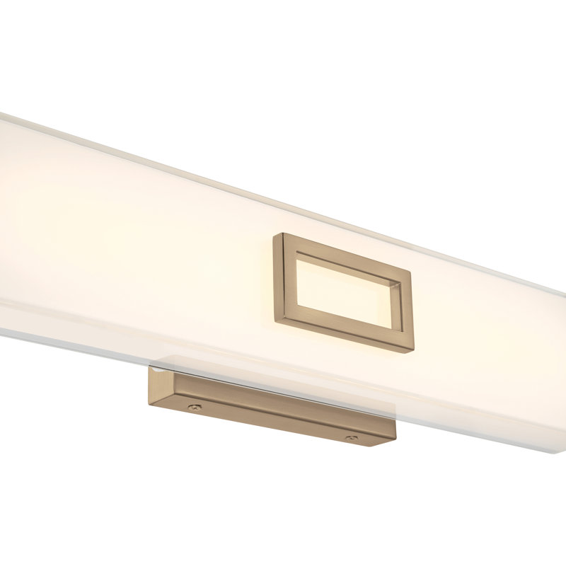 Farell Dimmable LED Vanity Light, Antique Brushed Brass