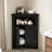 Mevrin Corner Bathroom Storage Cabinet with Adjustable Shelf-190300359