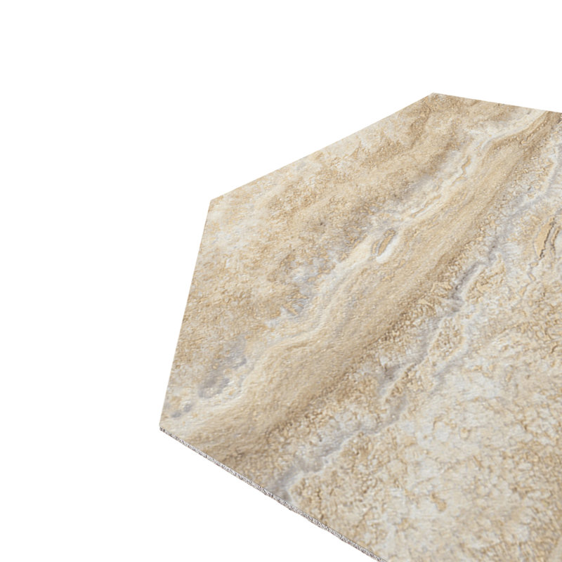 Floor Galore 9" x 10.4" 2.5mm Hexagon Vinyl Tile - Sandstone Quartz