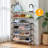6-Tier Multifunctional Shoe Rack, Easy-to-Assemble Multi-Layer Shoe Storage Shelf for Hallways, Bedrooms, Bathrooms, Offices, and Living Rooms