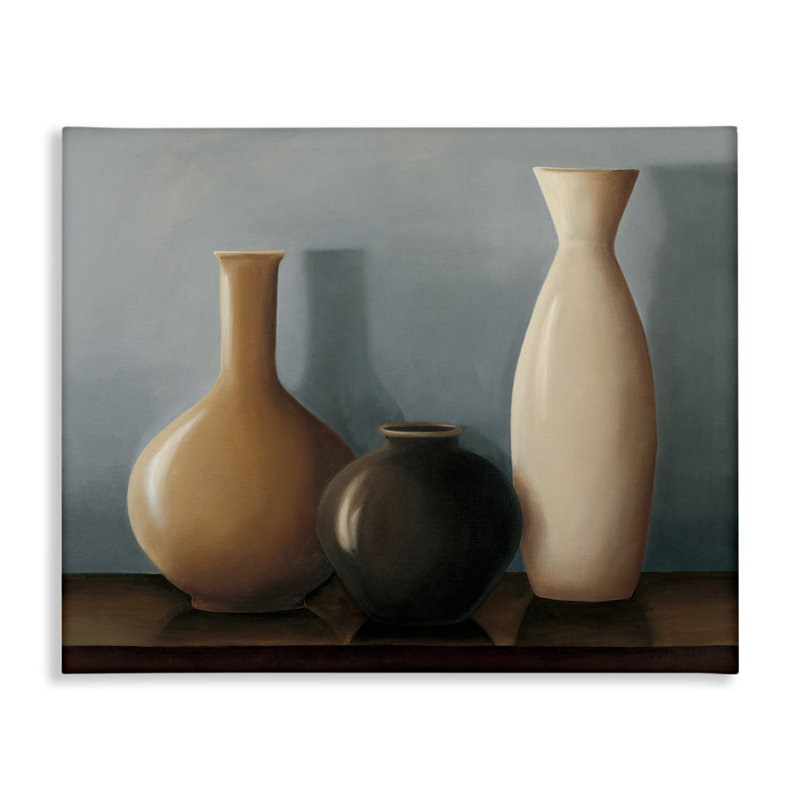 Art mural sur toile «Rustic Pottery Still Life» par Arlene Stevens, H 30 po x l 40 po