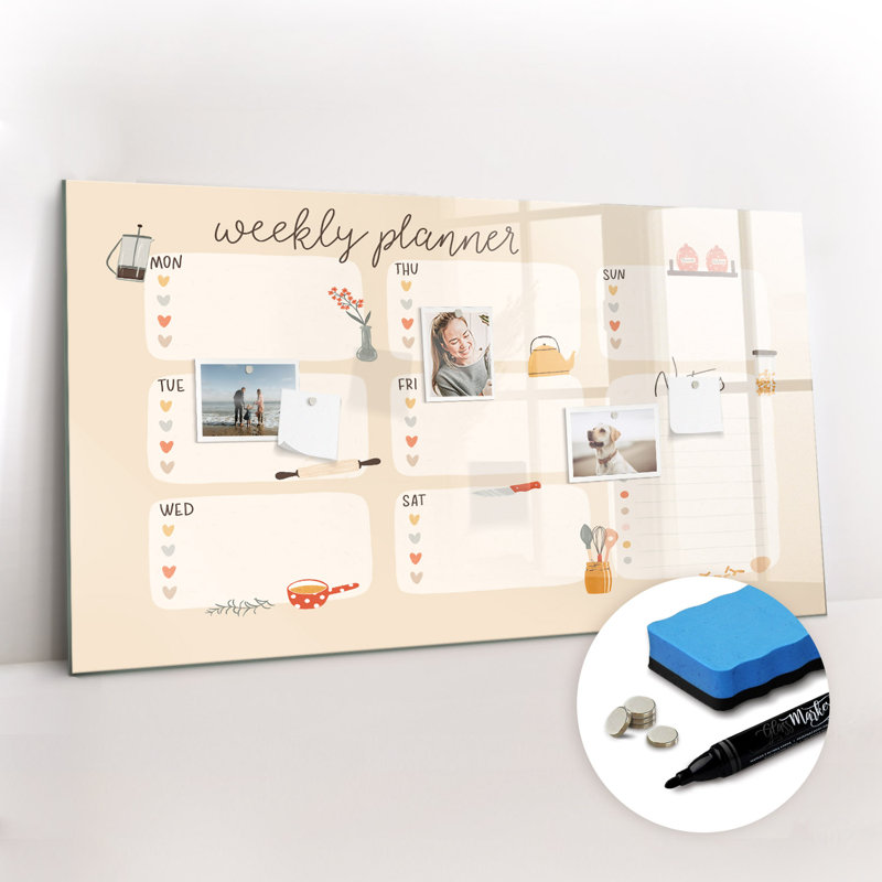 Magnetic Glass Dry Erase Board