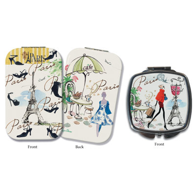 Ensemble de miroirs compacts 2 pièces french