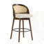 Ensemble de 2 tabourets de bar d'intérieur en bois-578219451