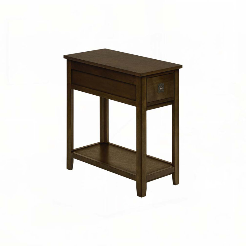 Table d'appoint avec rangement à 2 niveaux, table de bout, table d'appoint et table de chevet
