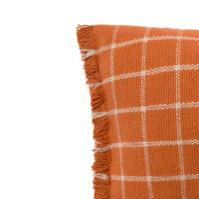Cushion Geo Block, Terracota