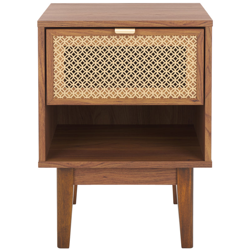 Cura 1 - Drawer Nightstand, Walnut