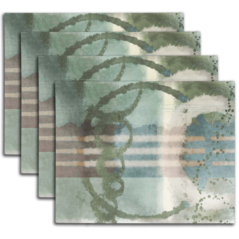 Napperon abstrait en polyester