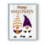 Reproduction encadrée d'Halloween gnomes - bois massif-466796632-466796612