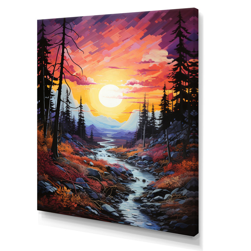 Aymer Aurora Borealis Aurora Spectacle I sur toile, H 40 po x l 30 po x P 1,5 po, Toile tendue