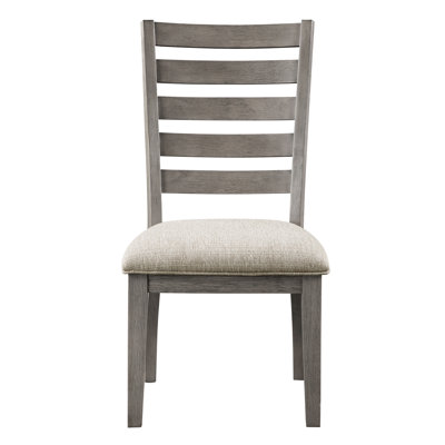 2 chaises d'appoint de salle à manger avec finition cerisier, dossier en bois, revêtement beige texturé, capacité de poids maximale de 250 lb en bois pour la salle à manger, dossier, capacité, style français champêtre