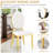 Modern Dining Chair Set, PU Leather Seats With Oval Backrest, Armless Chairs, And Mirror Stainless Steel Legs-652705777-652705781-652705782