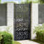 Barrière de jardin vidaXL noire 105 x 205 cm-113055255-113055252