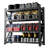 5000 lbs. Capacity Industrial 4-Shelf Heavy Duty Metal Shelving, Adjustable Warehouse Storage Rack, Black-1662007130