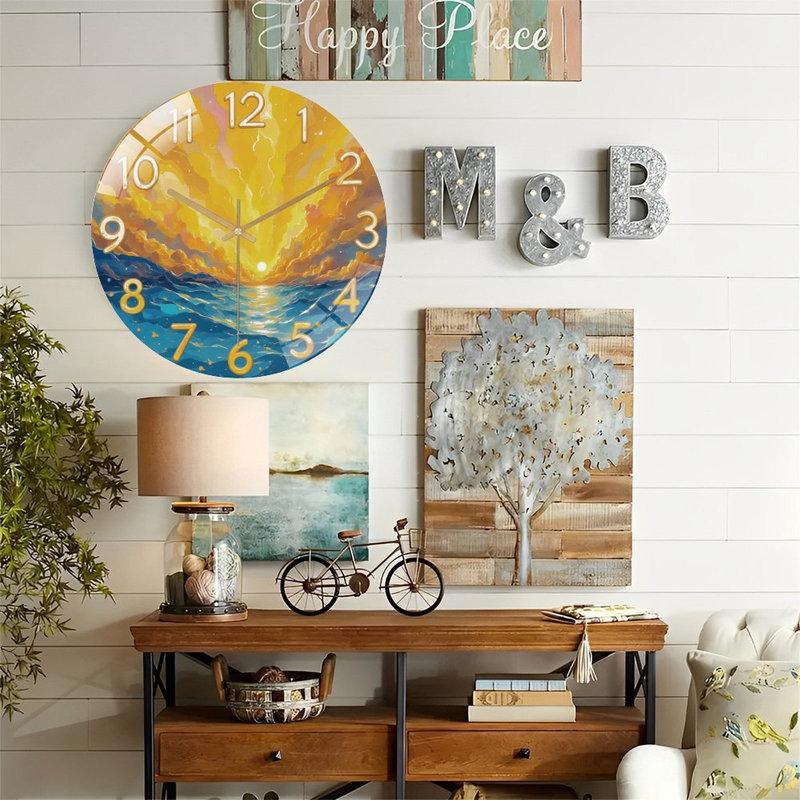 Horloge murale 12 po
