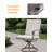 Seehill Patio Swivel Dining Set, Aluminum Outdoor Dining Set With Umbrella Hole, Patio Dining Furniture With Cushions, Outdoor Table And Swivel Chairs For Deck Garden Yard-114543387-114543390