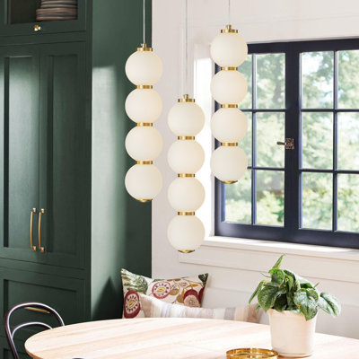 Khadra 1 - Light Stacked Glass LED Single Pendant
