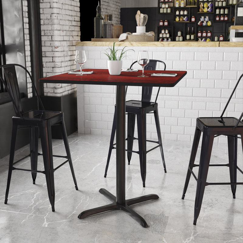 Plateau de table en stratifié Jaramillo, L 45 po x L 30 po, Naturel, Hauteur standard (hauteur de 31,13 po)