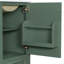 Meuble-lavabo de 20 po avec lavabo en céramique, porte à fermeture en douceur, tablette ajustable en forme de U, tiroir de compartiment et support de porte