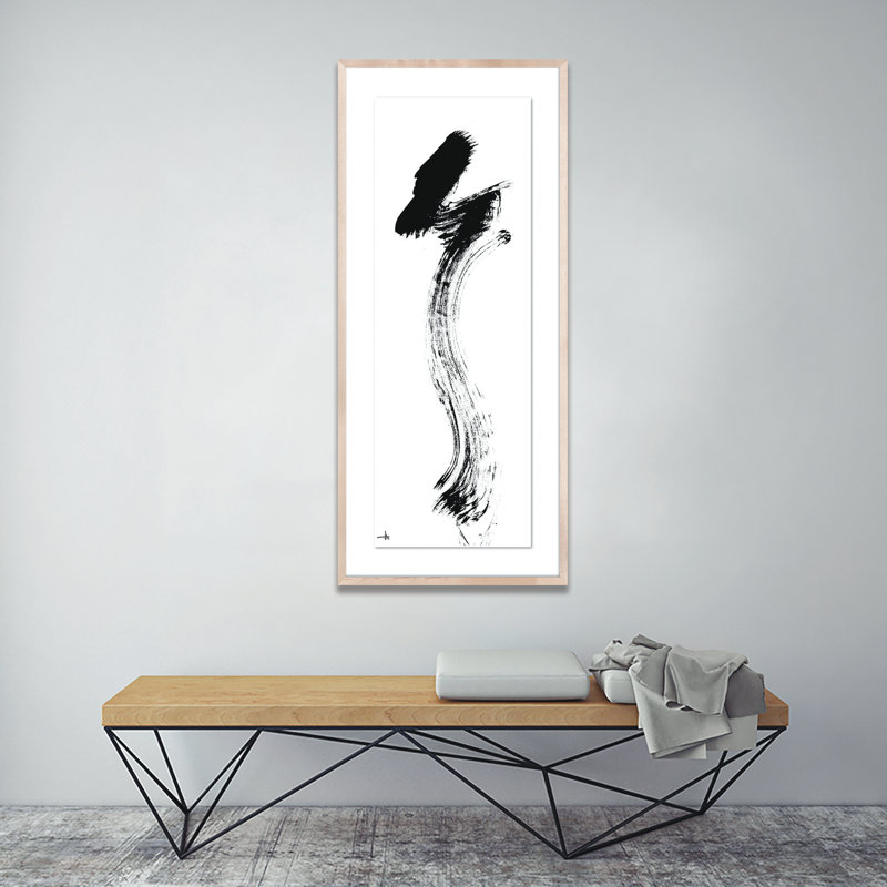 Ascertive Painting by Johan Gert Manschot, Natural, 72" H x 31" W x 2.5" D