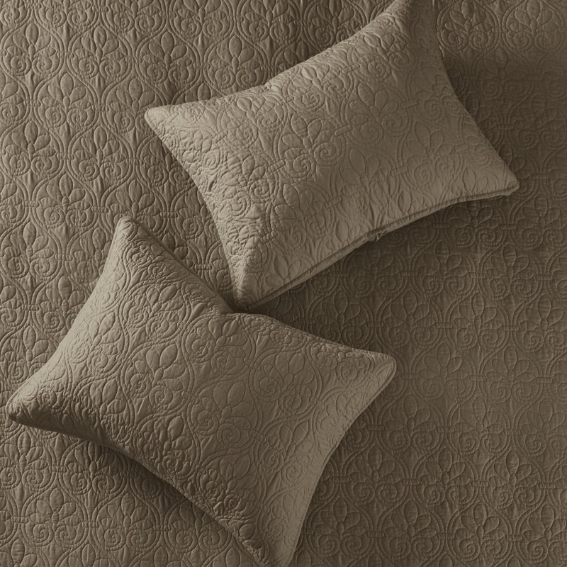 Couvre-lit réversible très grand - rembourrage en coton confortable 2 taies décoratives à l'odeur et à l'accumulation de literie pour garder la fraîcheur propre