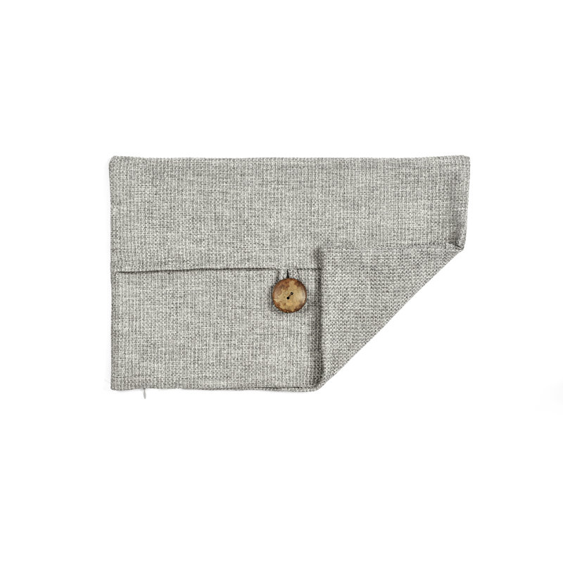 Clayton Rectangular Pillow Cover, Gray
