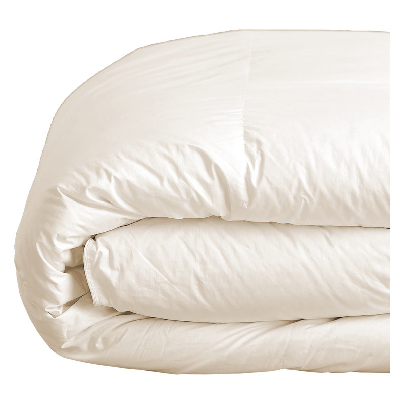 Ivory Full Reversible Down Microfiber Comforter Set