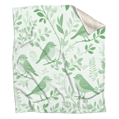 Couvertures illustrées d'oiseaux sur des branches