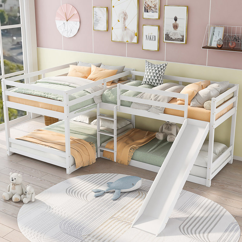Lit plateforme simple Ferriel, Blanc