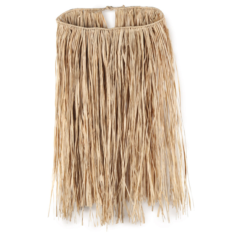 Très grande jupe en raphia, Naturel, H 24 po x l 4,5 po x P 1,25 po