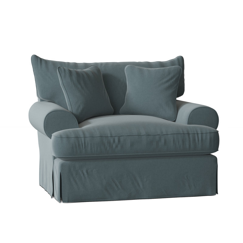 Fauteuil Chalkline, Sergé performance bleu Peyton 22, Non