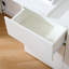 Six tiroirs, bureau amovible, trois compartiments de rangement