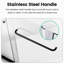 Porte de douche l 56 "-60" x H 70 "- Double coulissante, noir mat, maximise le style de salle de bain et la garantie de fonctionnalité-124069799