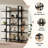Industrial 5-Tier Bookcase, Metal Frame Open Shelf With X-Back Design, 71" Tall Storage Shelves For Living Room, Home Office-773402214
