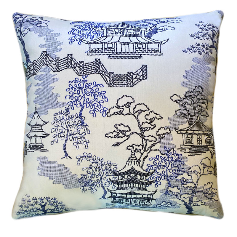 Tropical Shadows Sapphire Sunbrella® Fabric