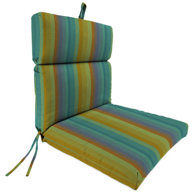 Coussin de chaise d'extérieur 22 "x 44" avec attaches et boucle