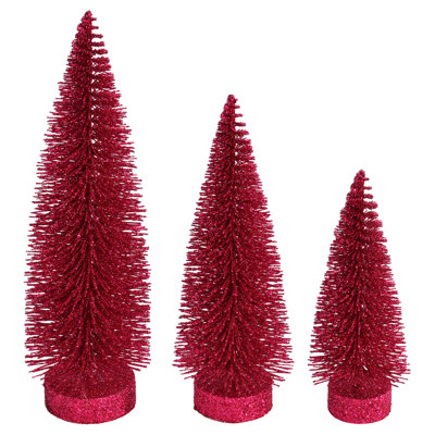 Ensemble de 3 sapins de Noël artificiels 7 à 9 po et 11 po