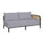 Havana Cane N-Dura Resin Wicker Outdoor Right Arm Facing Sectional-326463475-351104634-351093468