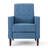 Button Tufted Upholstered Manual Push-Back Recliner -1795115048